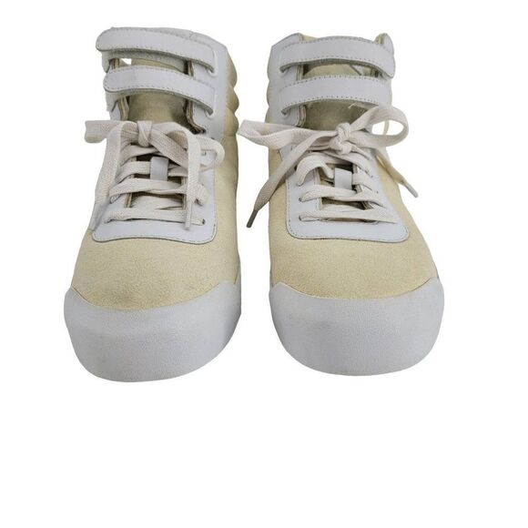 Rag & Bone Nova High Top Sneakers Size 40 US 10 Beige White Suede and Leather - Picture 7 of 13